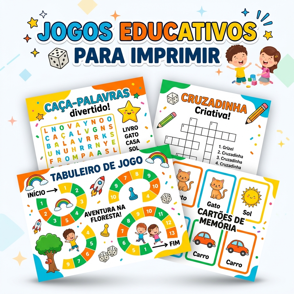 Jogos Educativos para Imprimir